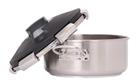 Pressure cooker with clip-on lid 10 litres