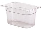BPA free gastronorm container 1/4 in copolyester. Height 15 cm.