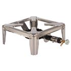 Stainless steel gas stove on 4 legs 30x30 cm