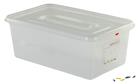 Hermetic plastic box Gastronorm 1/1. Capacity: 28 litres, Height: 20 cm