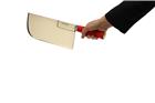 Reinforced butcher´s cleaver with a straight back - 26 cm - red