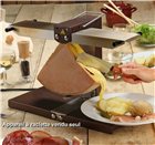 Raclette machine with 2 ramps