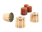 Small Bordelais copper fluted molds by 6