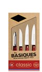 Box 4 kitchen knives wood handle made in France