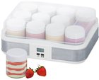 Large 12-pot 2.5-litre yoghurt maker with timer and automatic shut-off