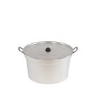 Pot flared 60 cm 53 liters cauldron with aluminum handles with lid