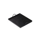 Rectangular enamelled steel plate 26x30 cm with all-fire handles oven and barbecue