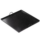 Square enamelled steel plate 40x40 cm with handles all oven and barbecue lights
