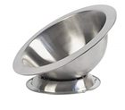 Hemispherical mixing bowl with whisk