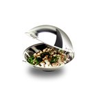 Induction stainless steel cataplana 30 cm 4 to 5 portions