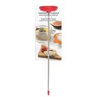 Immersion thermometer with rod 25 cm with dial and silicone seal