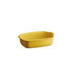 Individual rectangular oven dish 22 cm the good dish in yellow glazed ceramic Provence Emile Henry