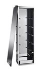Long vertical / horizontal Tom Press stainless steel smokehouse