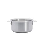 16 cm casserole removable handle 3-layer induction stainless steel made in France