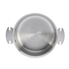 20 cm casserole removable handle 3-layer induction stainless steel made in France
