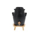 Black stoneware vinegar maker - 3.5 litres