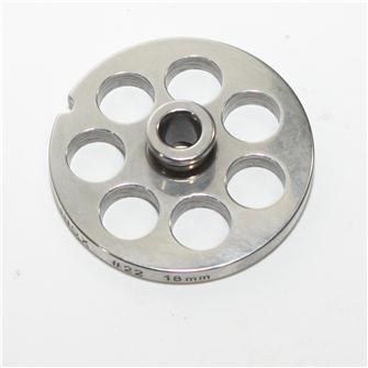 18 mm stainless steel plate for n°22 grinders