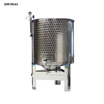 Full stainless steel wine vat 200 litres