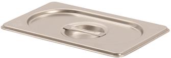 Stainless steel lid for gastronorm container 1/9 EN-631 standard
