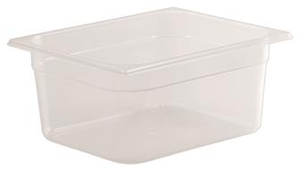 Gastronorm container 1/2 in polypropylene. Height 15 cm