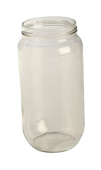 Large 1 litre glass jar for preserves with twist off lid by 12