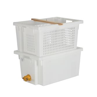 Plastic uncapping containers