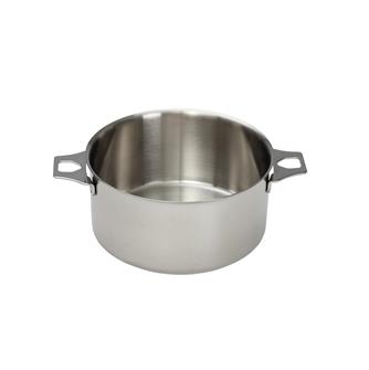 Stainless steel saucepan 14 cm without a lifting handle