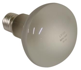 White heating light bulb 100 W