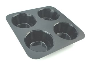 Silicone plate 4 muffin cups
