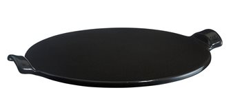 Smooth Stone Pizza 37 cm anthracite Charcoal Emile Henry