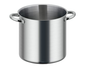 Professional stainless steel induction cooking pot 24 cm 10.8 liters
