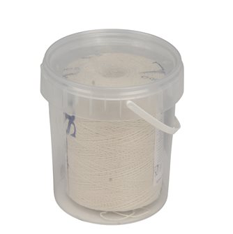 Bucket 1 kg of manual cut string for white roast