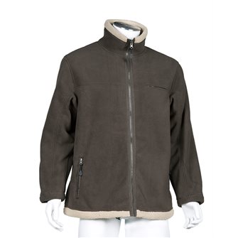 Long-sleeved fleece jacket with long sleeves Bartavel Husky bronze 3XL