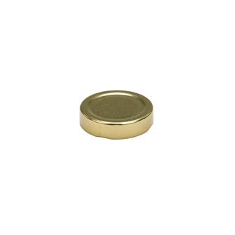 Capsule for Jar High Skirt diam 58 mm gold color by 24