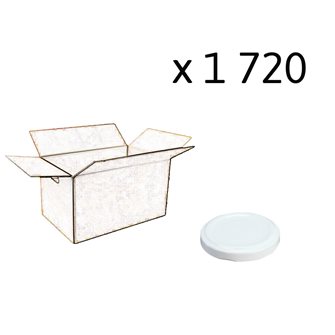 58mm diameter white twist off capsules per 1720 carton