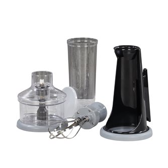 Whisk cutter accessories with holder and 1 liter bowl available for Mini Pro and Dynamic blenders