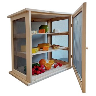 Very large food safe with 2 racks